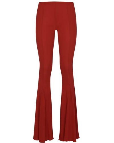 Blumarine Wide trousers - Rojo