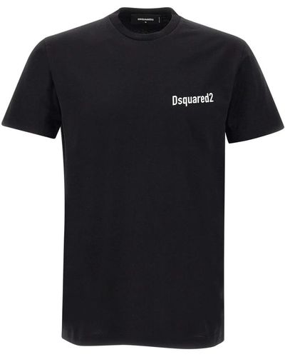 DSquared² Schwarze t-shirts und polos
