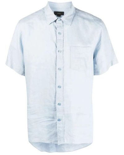 Vince Short Sleeve Shirts - Blue