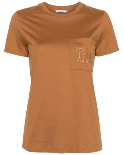 Max Mara T-Shirts - Brown