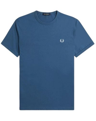 Fred Perry T-Shirts - Blue