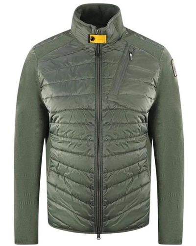 Parajumpers Giacca jayden thyme bimateriale - Verde