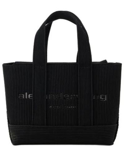 Alexander Wang Borsa mini tote in poliestere - Nero