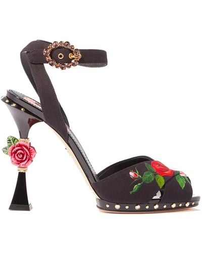 Dolce & Gabbana Flat sandals - Mettallic