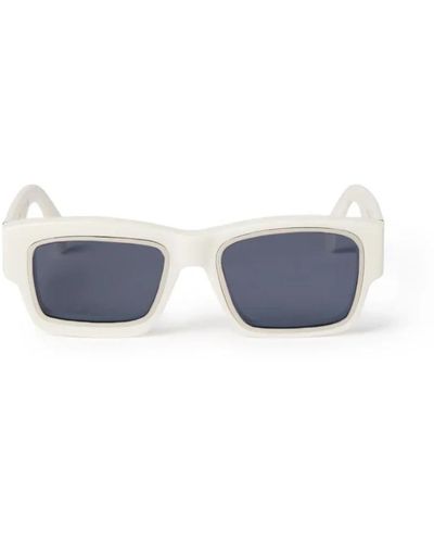 Palm Angels Raymond Square Frame Sunglasses - Blue