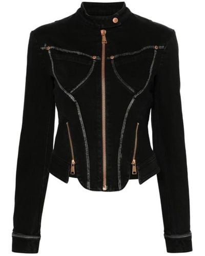Versace Denim Jackets - Black
