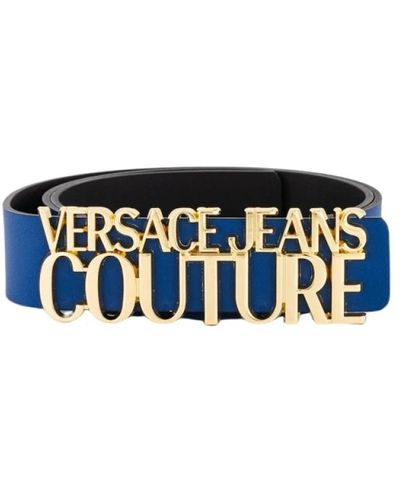 Versace Array cinturón grande - Azul