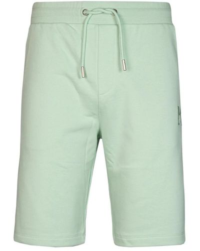 Karl Lagerfeld Hellgrüne regular baumwolle polyester shorts