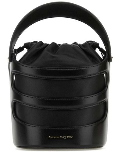 Alexander McQueen Bucket Bags - Black