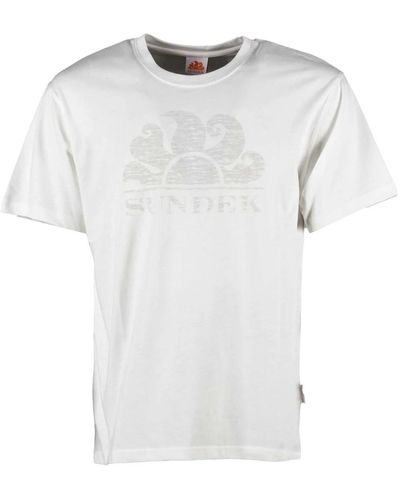 Sundek T-shirt new simeon on tone - Bianco