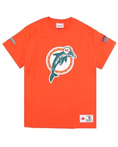 Mitchell & Ness T-Shirts - Orange