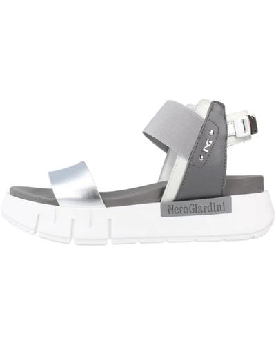 Nero Giardini Flat Sandals - Metallic