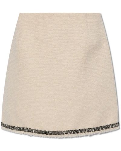 Moncler Falda de tweed - Neutro