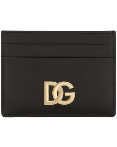 Dolce & Gabbana Porta carte con logo portafoglio - Nero