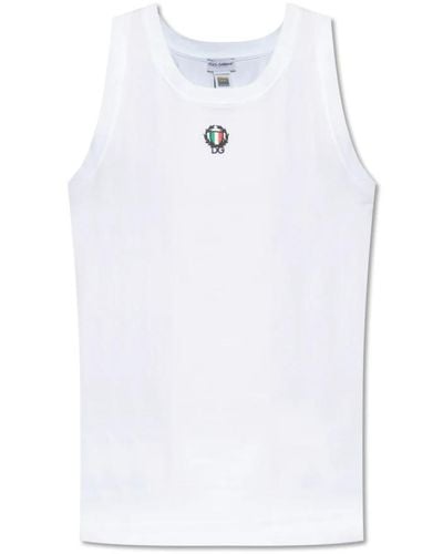 Dolce & Gabbana Magliette senza maniche - Bianco