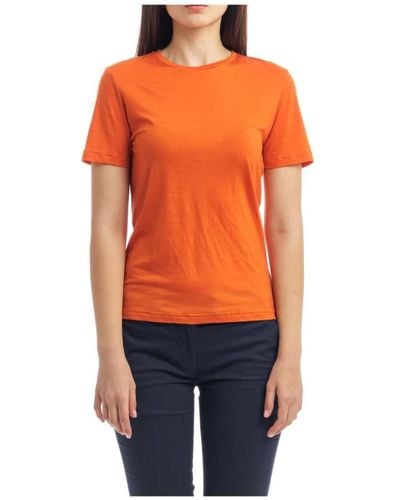 Xacus T-shirt girocollo - Arancione