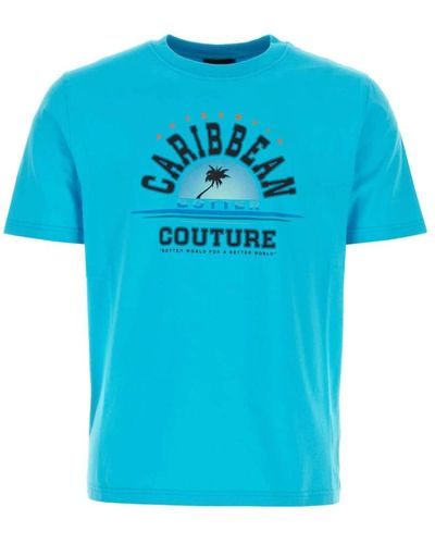 BOTTER Türkis baumwoll t-shirt - Blau