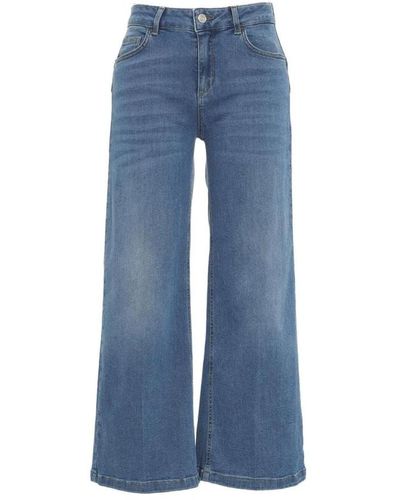 Liu Jo Cropped jeans - Azul
