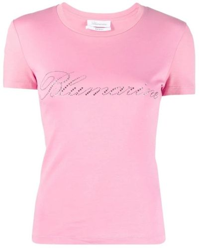 Blumarine T-shirt 0729 stilvolles casual tee - Pink