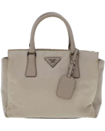 Prada Pre-owned > pre-owned bags > pre-owned handbags - Neutre