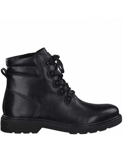 Marco Tozzi Lace-Up Boots - Black