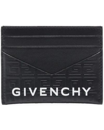 Givenchy Schwarze g cut kartenhalter brieftasche