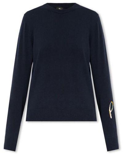 PS by Paul Smith Pullover mit logo - Blau