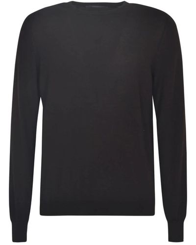Tagliatore Round-Neck Knitwear - Black