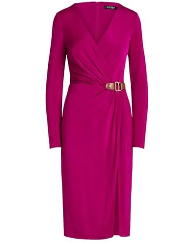 Ralph Lauren Midi Dresses - Pink
