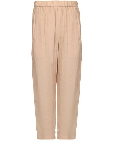 Tela Trousers > cropped trousers - Neutre