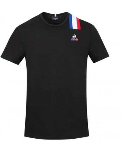 Le Coq Sportif T-Shirts - Black