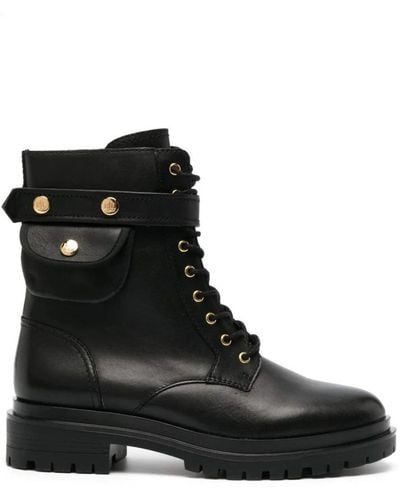 Ralph Lauren Lace-Up Boots - Black