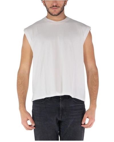 A PAPER KID Tops > sleeveless tops - Blanc
