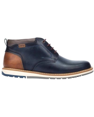 Pikolinos Lace-Up Boots - Blue