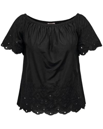Only Carmakoma Tops > t-shirts - Noir