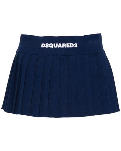 DSquared² Short skirts - Blau