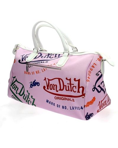 Von Dutch Vinyl accessoire tasche - Pink