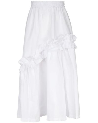 Mariuccia Milano Skirts > midi skirts - Blanc