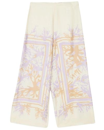 Ottod'Ame Wide Trousers - Natural