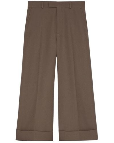 Gucci Wide Pants - Brown