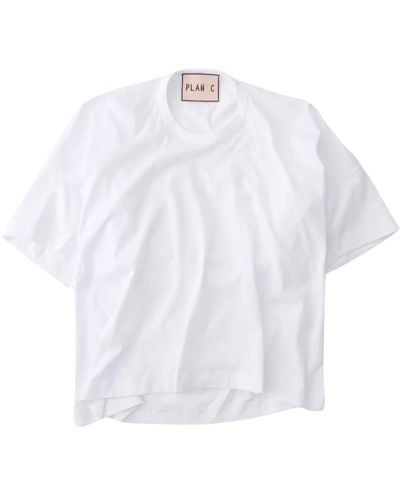 Plan C Tops > t-shirts - Blanc