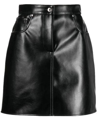 MSGM Leather skirts - Negro
