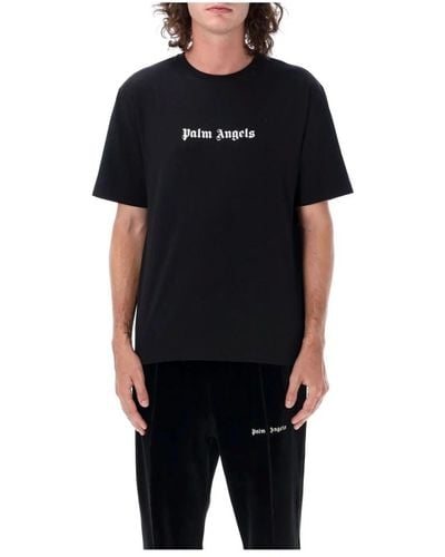Palm Angels Klassisches Logo T-Shirt Aw23 - Schwarz
