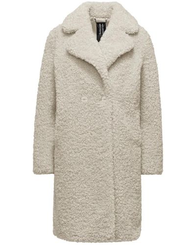 Bomboogie Jackets > faux fur & shearling jackets - Neutre