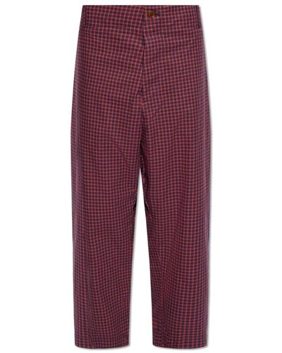 Vivienne Westwood Trousers > straight trousers - Violet