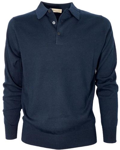 Cashmere Company Polo-Shirts - Blau