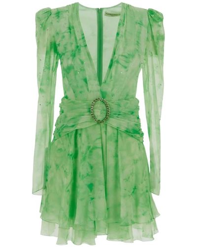 Alessandra Rich Robes de fête - Vert