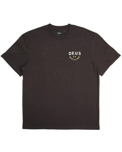 Deus Ex Machina Moto cultura t-shirt grafica - Nero