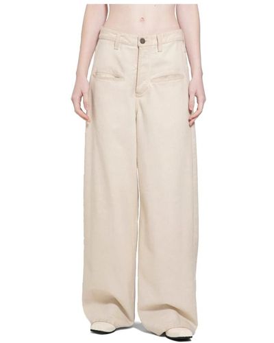 Uma Wang Trousers > wide trousers - Neutre