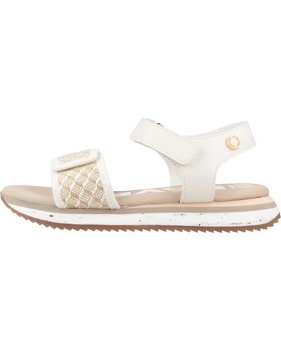 Gioseppo Stilvolle flache sandalen für frauen - Weiß